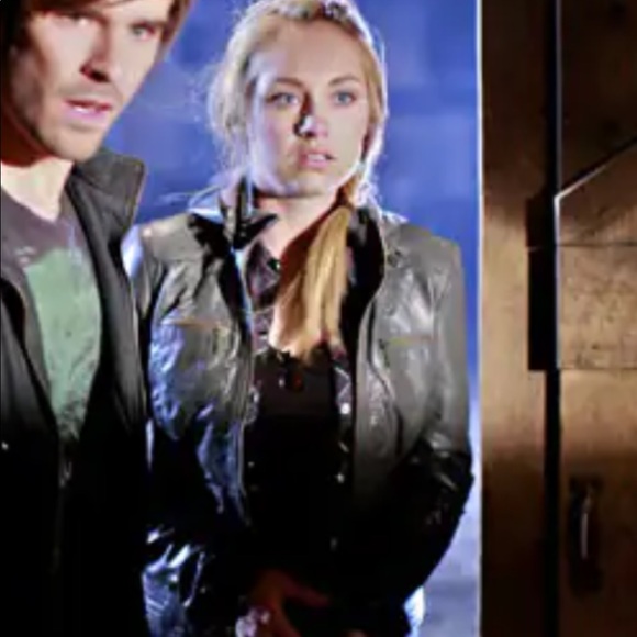 Zara TRF Leather Jacket (as worn by Amy Fleming on Heartland) - Picture 5 of 6